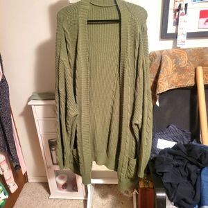 Long chunky cardigan